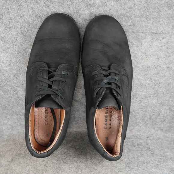 Cambridge Classics Shoe Men 9.5 Derby Oxford Noble Black Leather Classic Lace Up main image 4